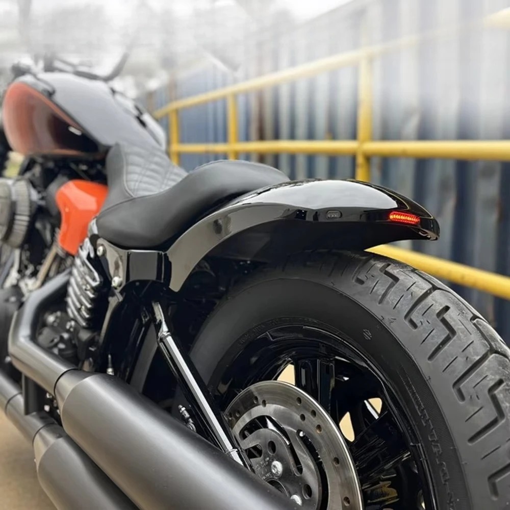 Motorcycle Fender Heavy Duty New Short Rear Fender for  Softail Street Bob Fat Bob Slim Low Rider Sports Glide 2018-2024